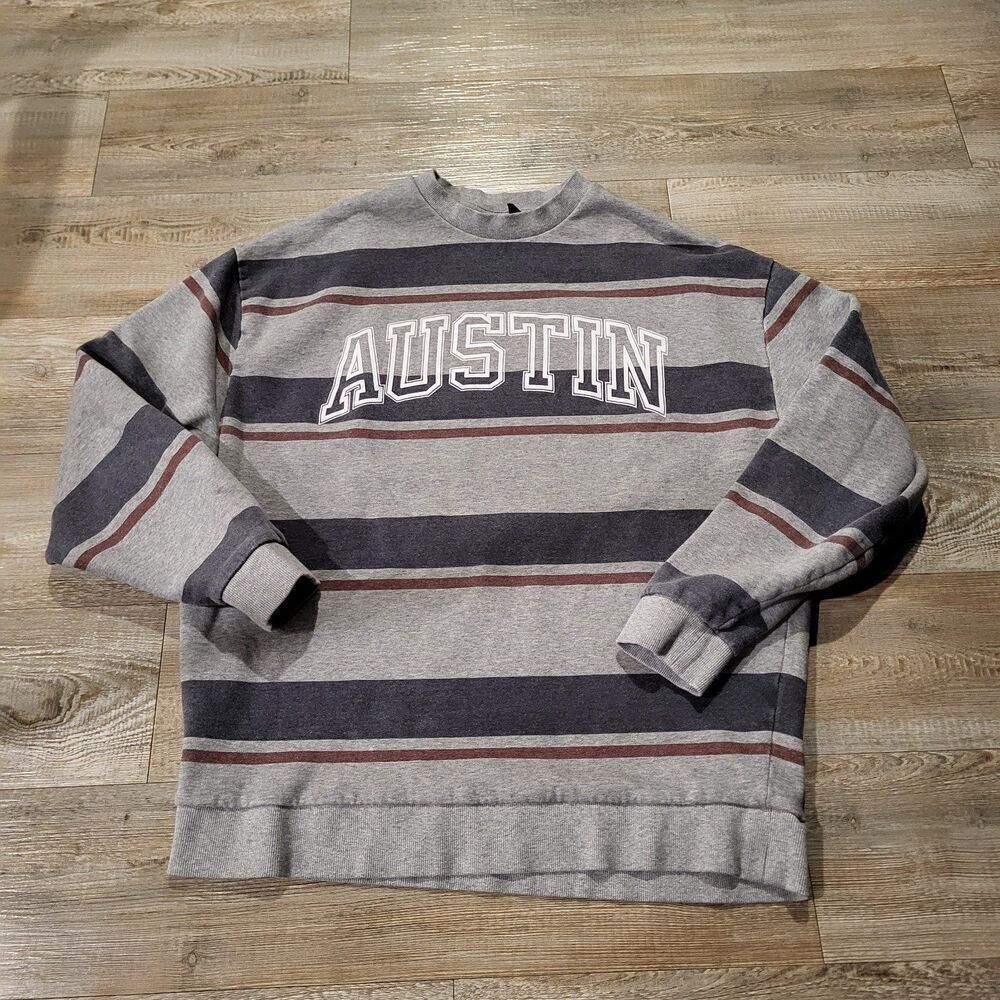 Osos Designs Austin Destination Crew Neck Sweatshirt Men's Size Medium
